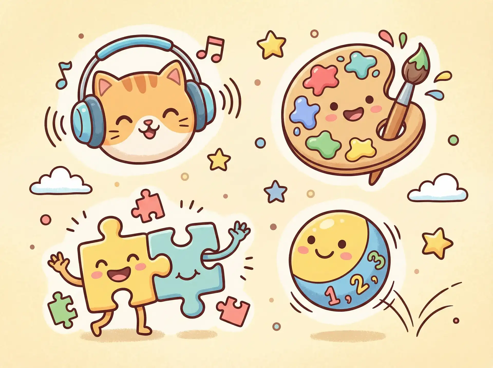 小朋友的手工作品 - mxgs-222 益智创作
